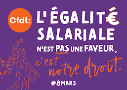 cfdt l'égalité salariale