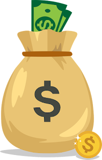 dessin sac de money